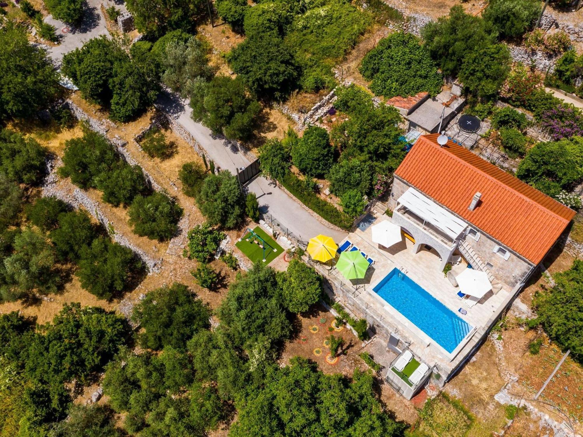 House Ko An-Four Bedroom Villa With Terrace And Swimming Pool Gruda Exteriér fotografie